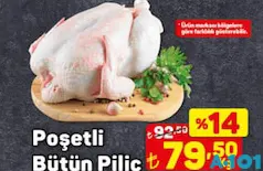 POŞETLİ BÜTÜN PİLİÇ KG